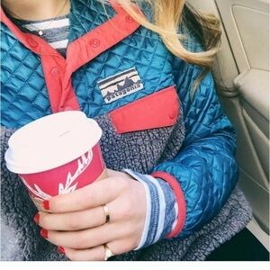 🏔 Patagonia Mixed Media Snap-T, Crater Blue